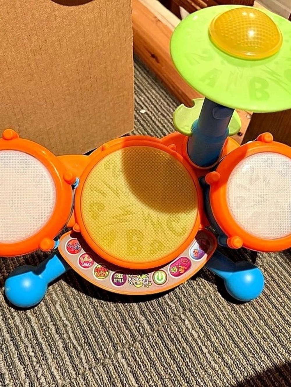 VTech KidiBeats Drum Set Interactive Learning Toy